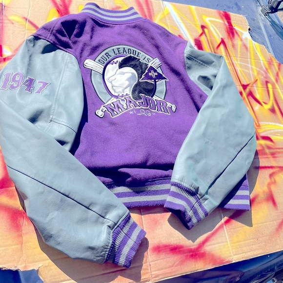 L.R.G Lifted Research Group varsity jacket “our league major” - Picture 2 of 3